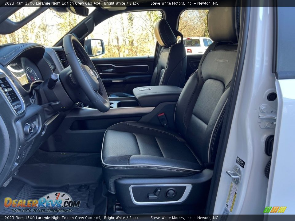 Front Seat of 2023 Ram 1500 Laramie Night Edition Crew Cab 4x4 Photo #13