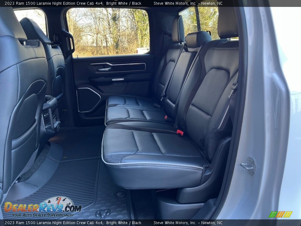 Rear Seat of 2023 Ram 1500 Laramie Night Edition Crew Cab 4x4 Photo #16