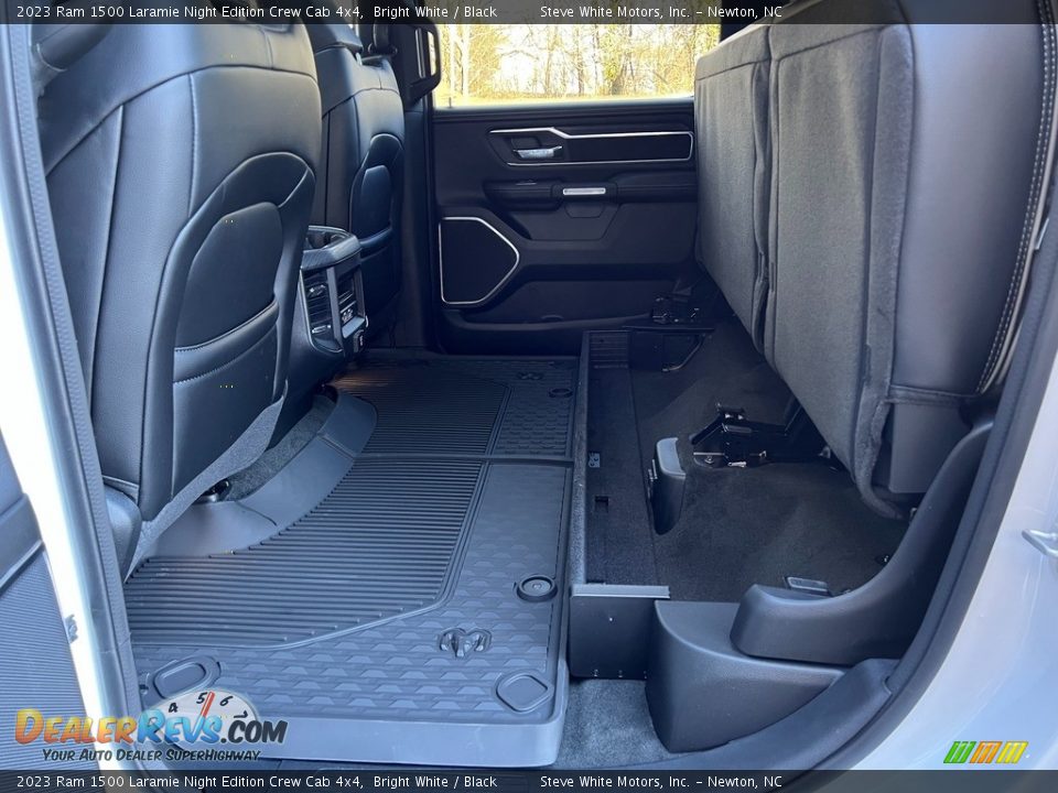 Rear Seat of 2023 Ram 1500 Laramie Night Edition Crew Cab 4x4 Photo #17