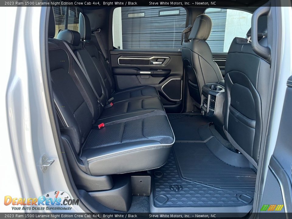 Rear Seat of 2023 Ram 1500 Laramie Night Edition Crew Cab 4x4 Photo #18