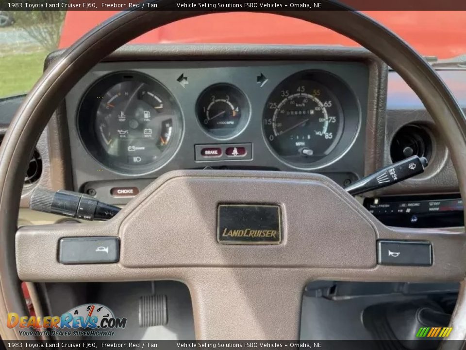 1983 Toyota Land Cruiser FJ60 Steering Wheel Photo #8