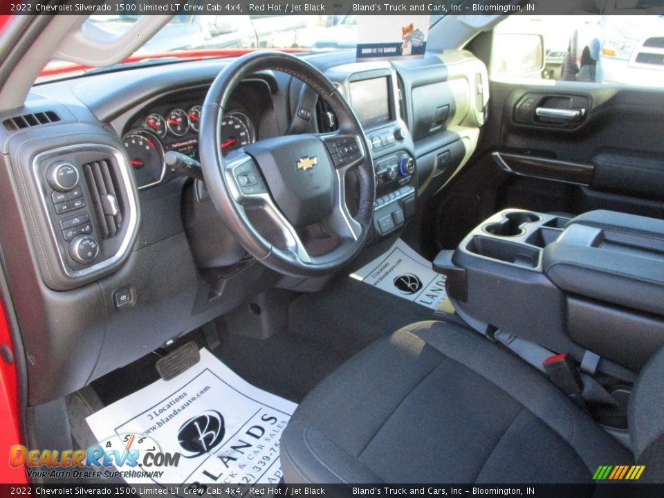 2022 Chevrolet Silverado 1500 Limited LT Crew Cab 4x4 Red Hot / Jet Black Photo #6