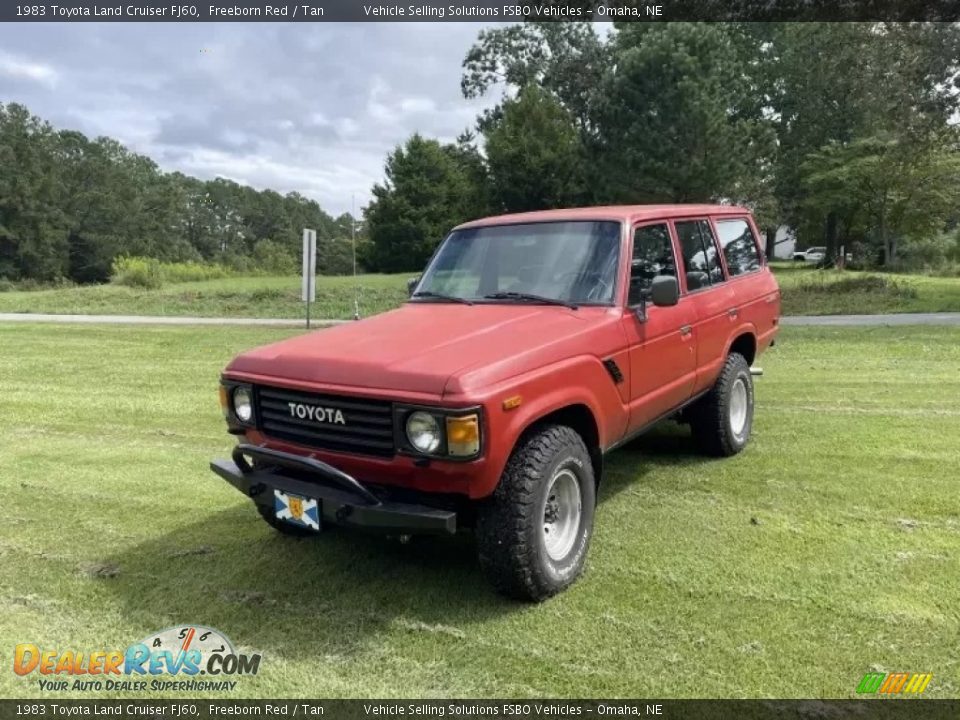 1983 Toyota Land Cruiser FJ60 Freeborn Red / Tan Photo #36