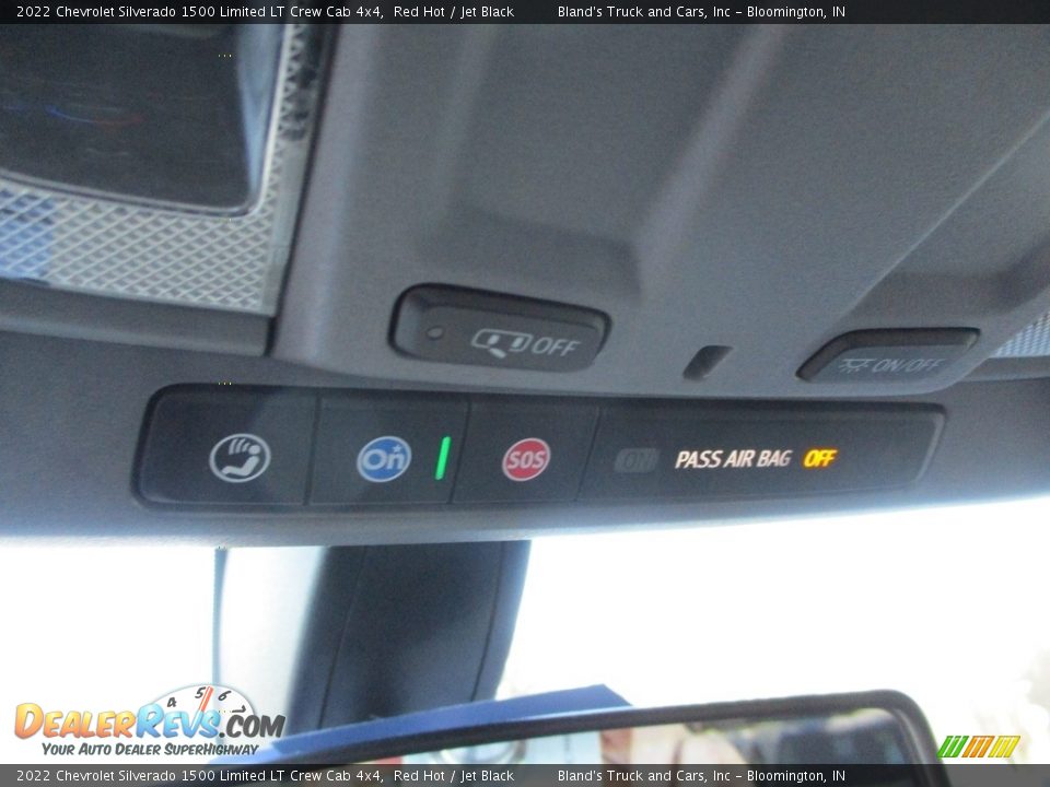2022 Chevrolet Silverado 1500 Limited LT Crew Cab 4x4 Red Hot / Jet Black Photo #25