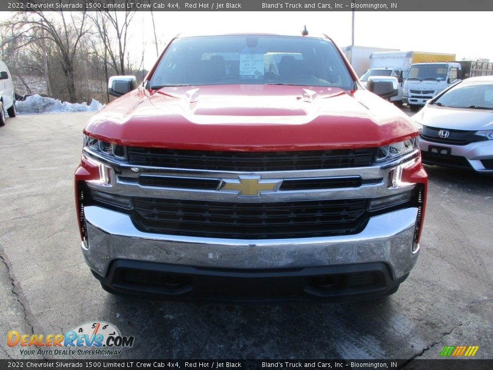 2022 Chevrolet Silverado 1500 Limited LT Crew Cab 4x4 Red Hot / Jet Black Photo #26