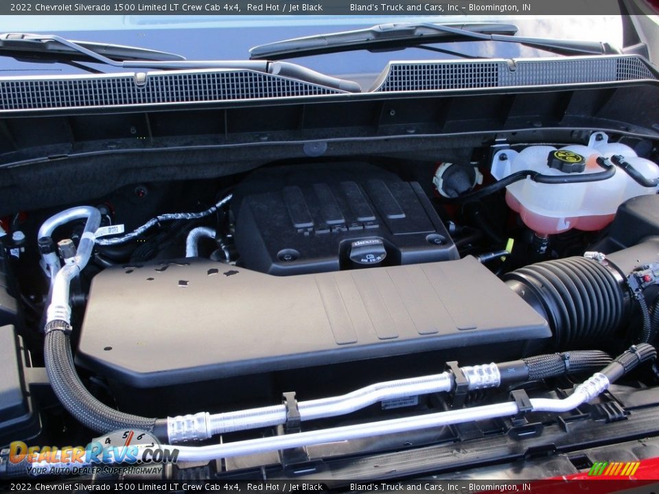 2022 Chevrolet Silverado 1500 Limited LT Crew Cab 4x4 Red Hot / Jet Black Photo #32