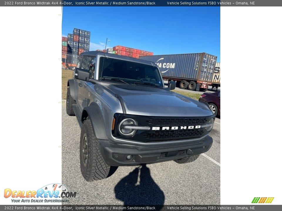 2022 Ford Bronco Wildtrak 4x4 4-Door Iconic Silver Metallic / Medium Sandstone/Black Photo #21