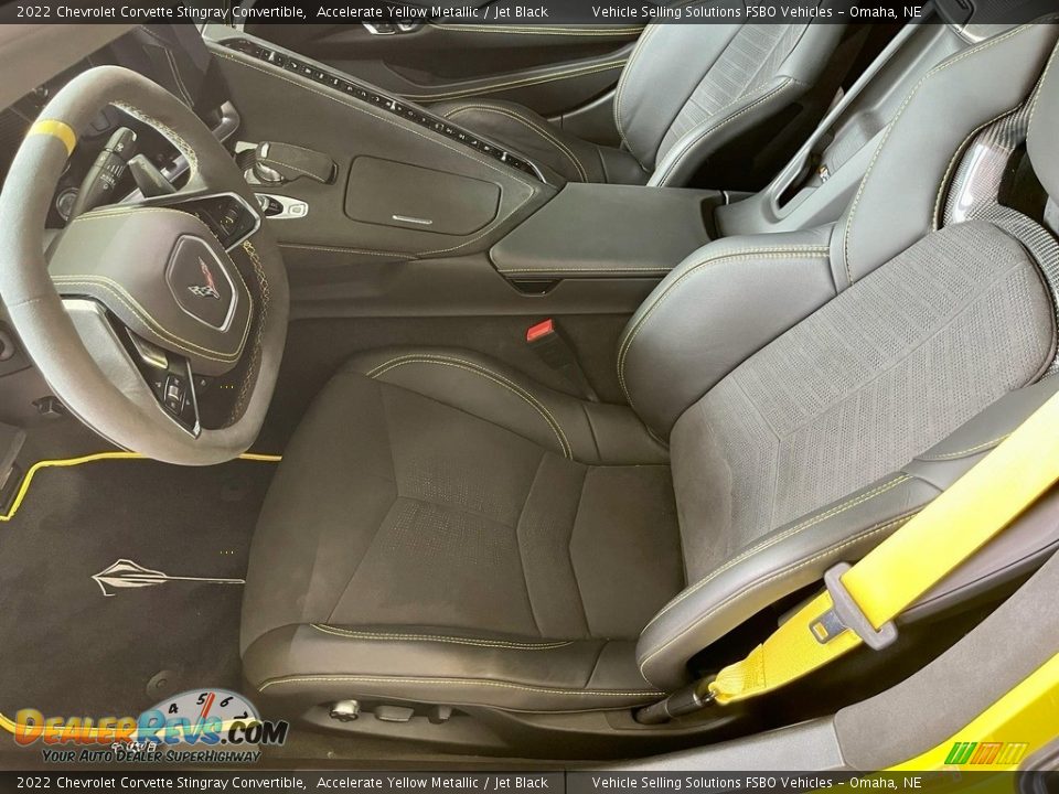 Front Seat of 2022 Chevrolet Corvette Stingray Convertible Photo #8