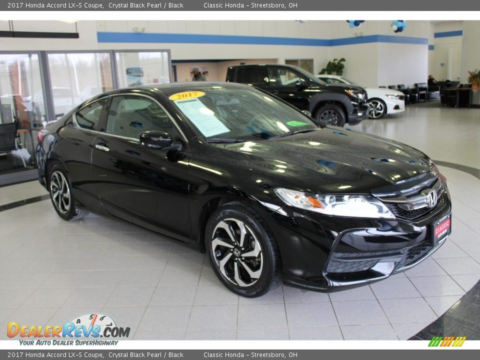 2017 Honda Accord LX-S Coupe Crystal Black Pearl / Black Photo #3