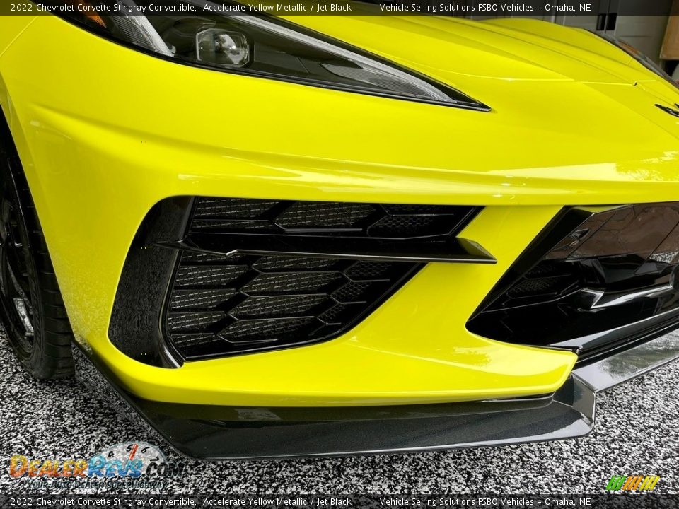 2022 Chevrolet Corvette Stingray Convertible Accelerate Yellow Metallic / Jet Black Photo #18