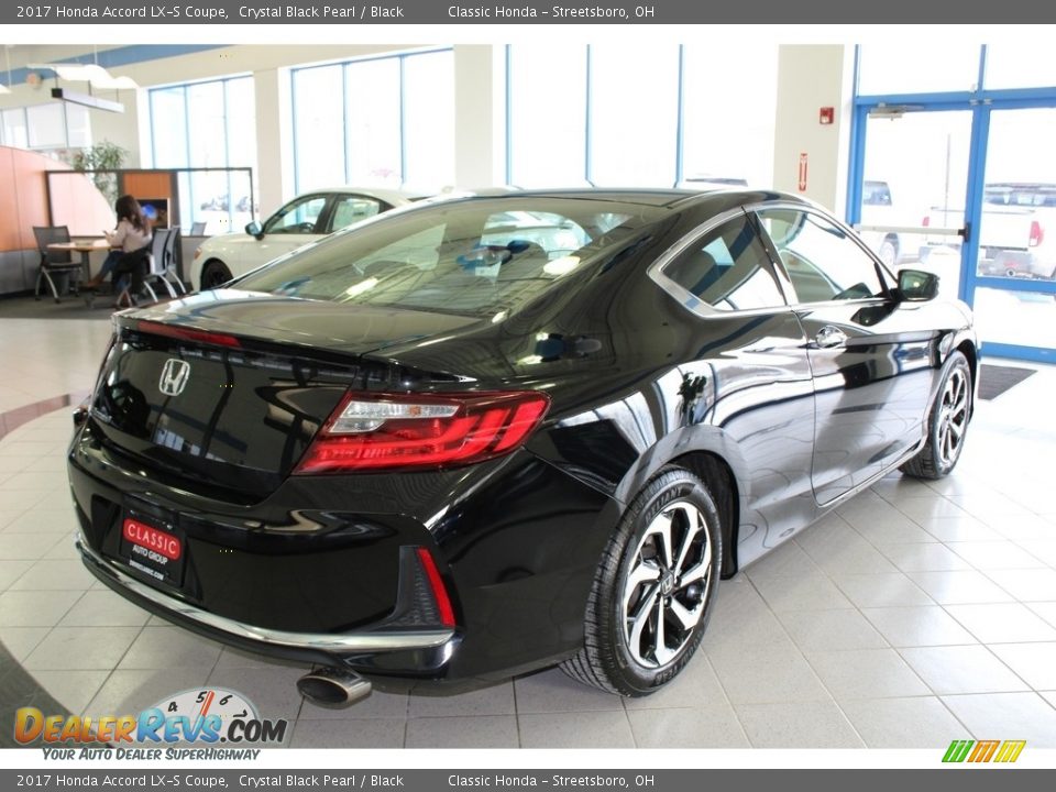 2017 Honda Accord LX-S Coupe Crystal Black Pearl / Black Photo #7