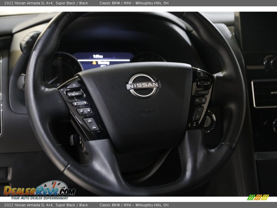 2022 Nissan Armada SL 4x4 Steering Wheel Photo #7