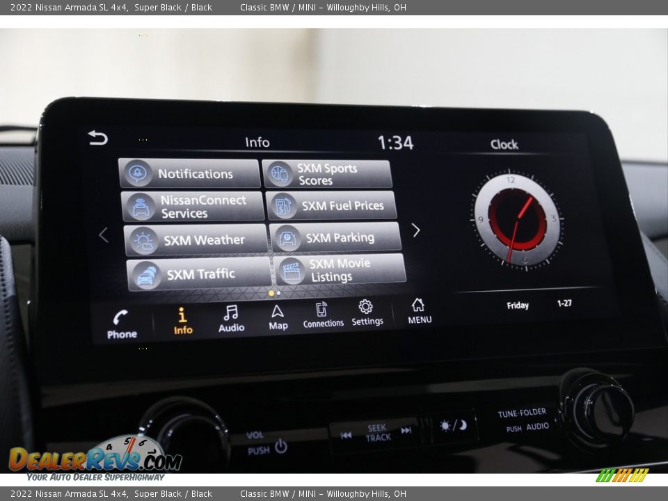 Controls of 2022 Nissan Armada SL 4x4 Photo #12