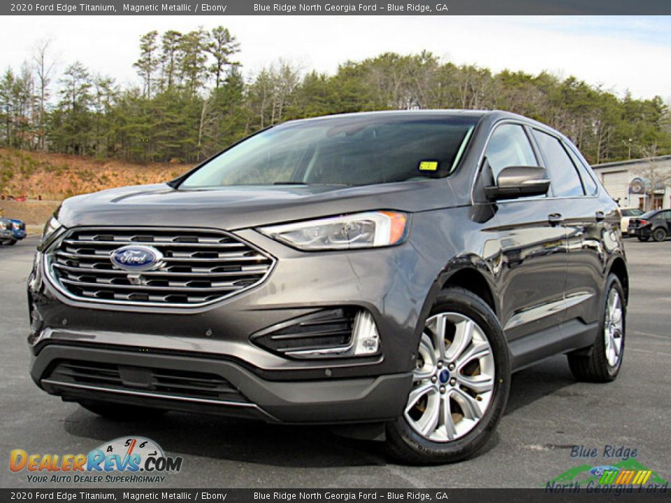 2020 Ford Edge Titanium Magnetic Metallic / Ebony Photo #1