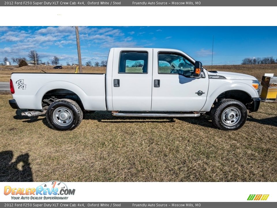 2012 Ford F250 Super Duty XLT Crew Cab 4x4 Oxford White / Steel Photo #3