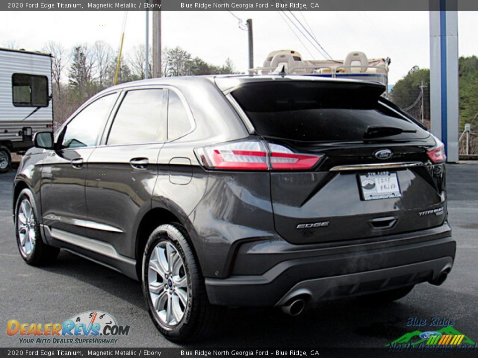 2020 Ford Edge Titanium Magnetic Metallic / Ebony Photo #3