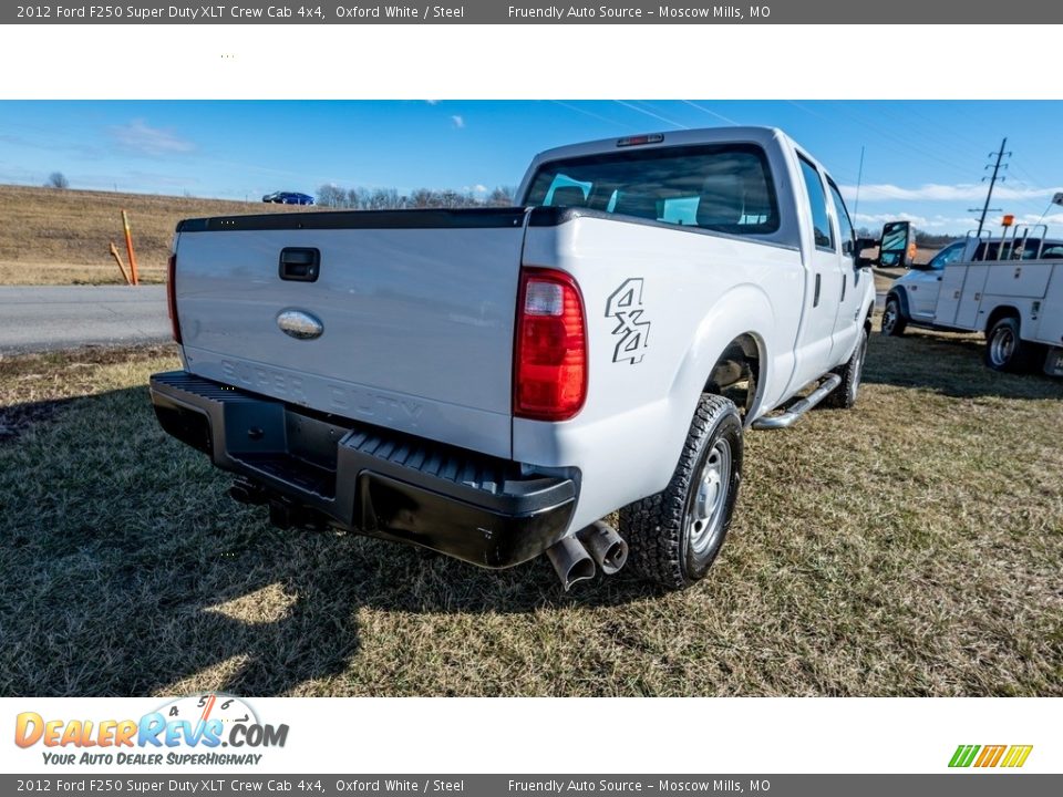 2012 Ford F250 Super Duty XLT Crew Cab 4x4 Oxford White / Steel Photo #4