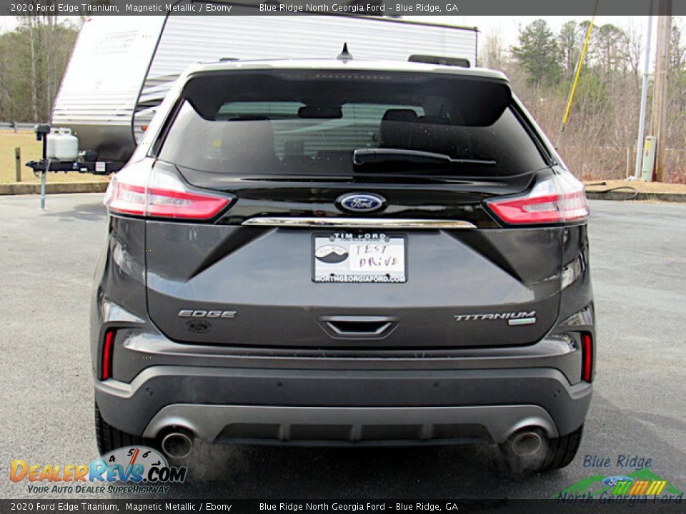 2020 Ford Edge Titanium Magnetic Metallic / Ebony Photo #4