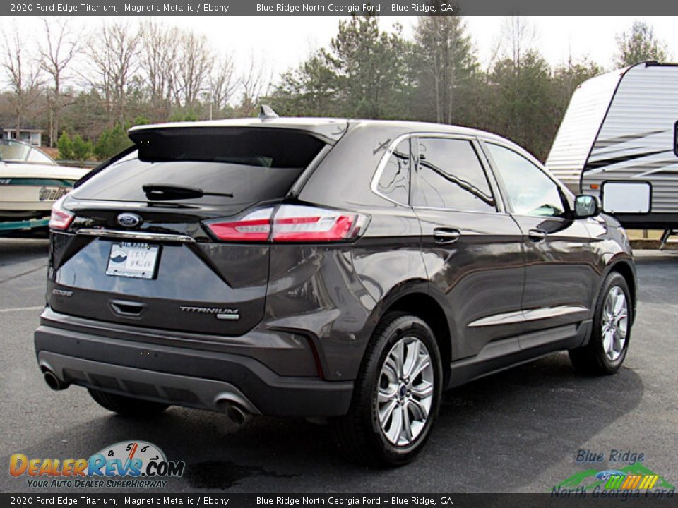 2020 Ford Edge Titanium Magnetic Metallic / Ebony Photo #5