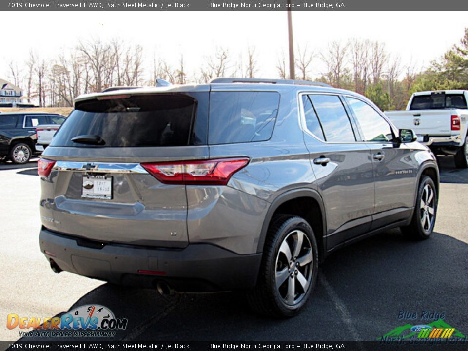 2019 Chevrolet Traverse LT AWD Satin Steel Metallic / Jet Black Photo #5