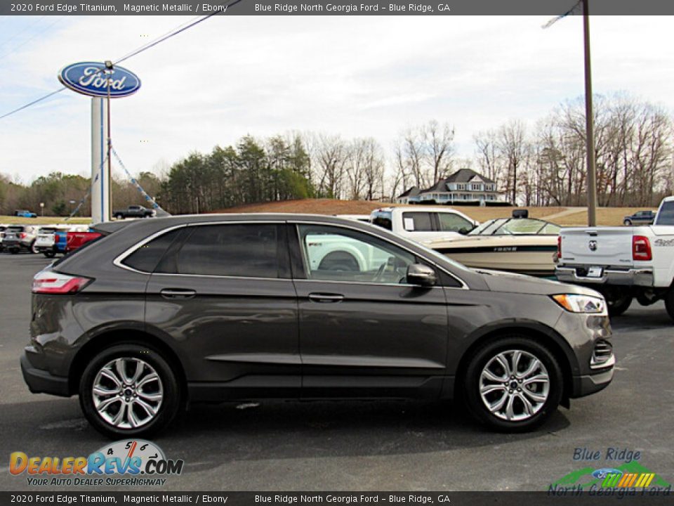 2020 Ford Edge Titanium Magnetic Metallic / Ebony Photo #6