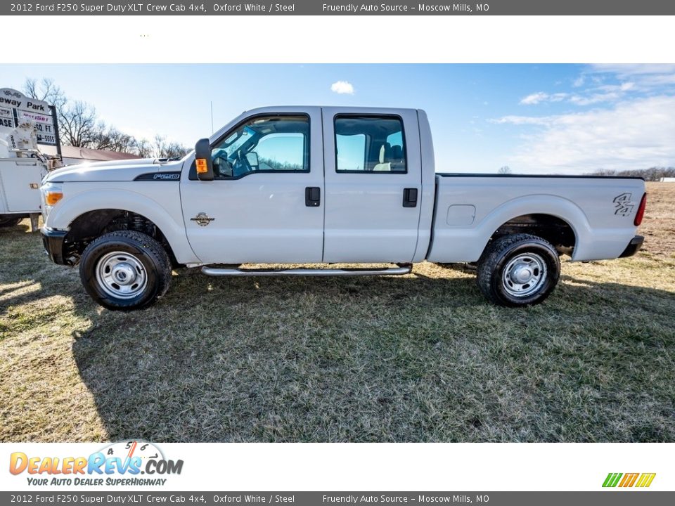 2012 Ford F250 Super Duty XLT Crew Cab 4x4 Oxford White / Steel Photo #7