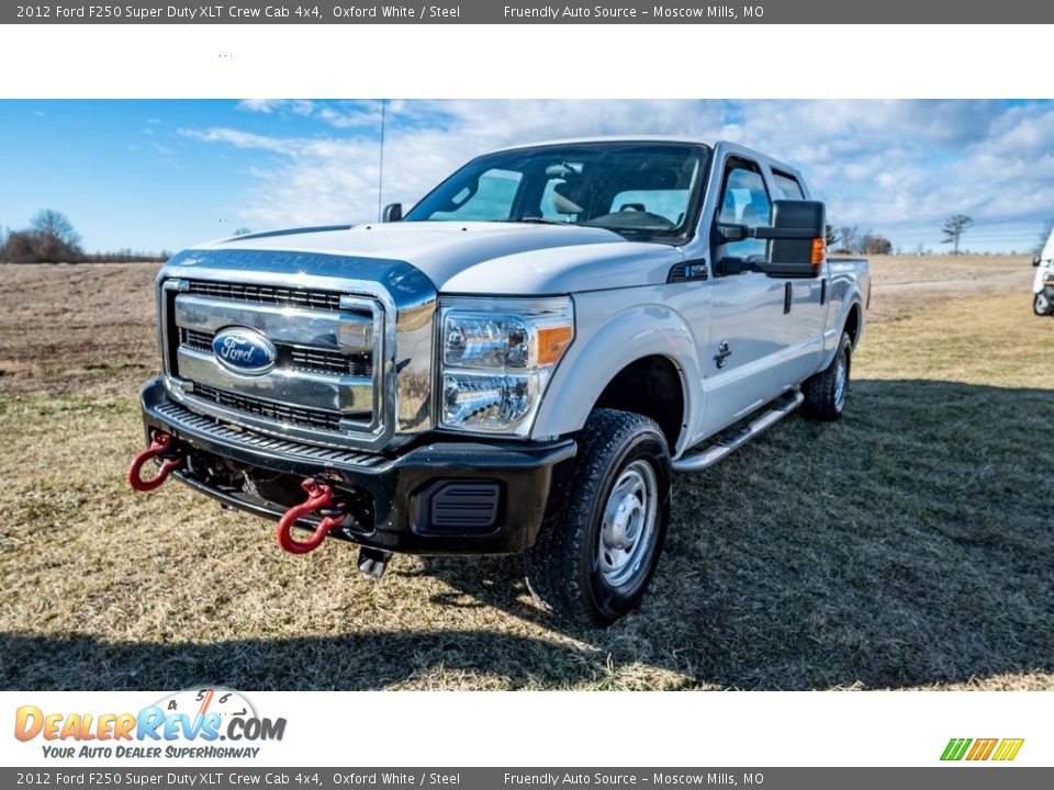 2012 Ford F250 Super Duty XLT Crew Cab 4x4 Oxford White / Steel Photo #8