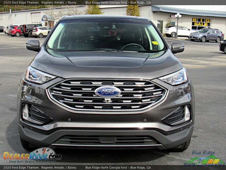 2020 Ford Edge Titanium Magnetic Metallic / Ebony Photo #8