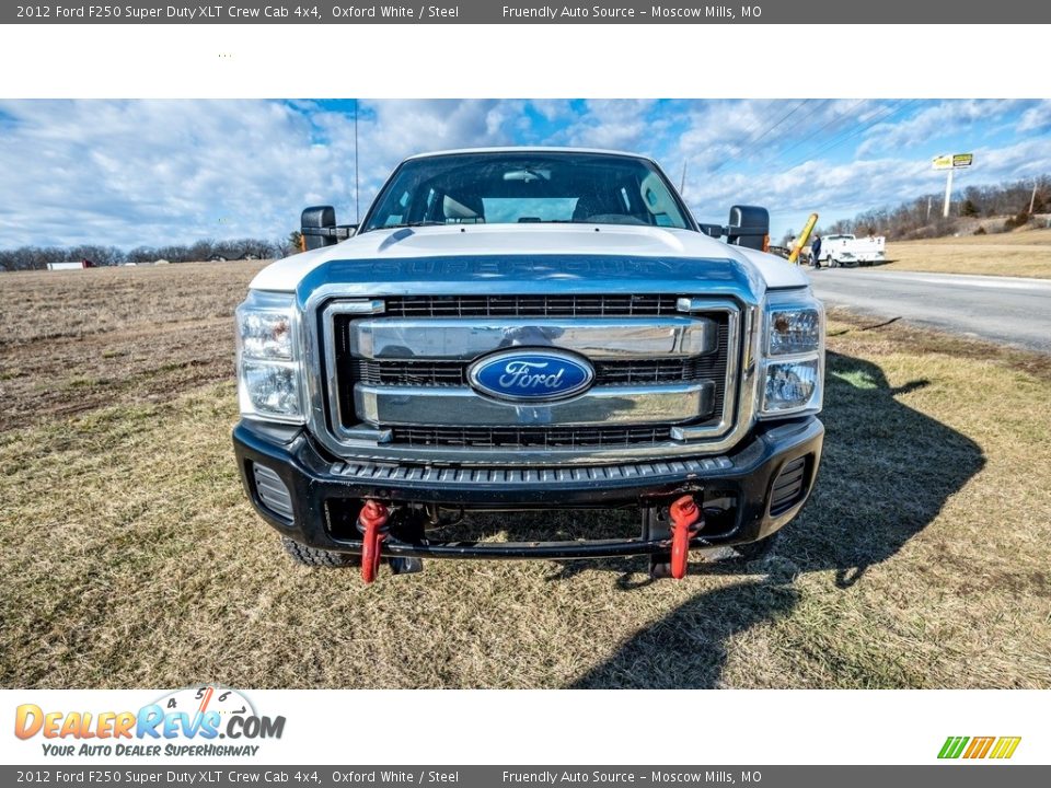 2012 Ford F250 Super Duty XLT Crew Cab 4x4 Oxford White / Steel Photo #9