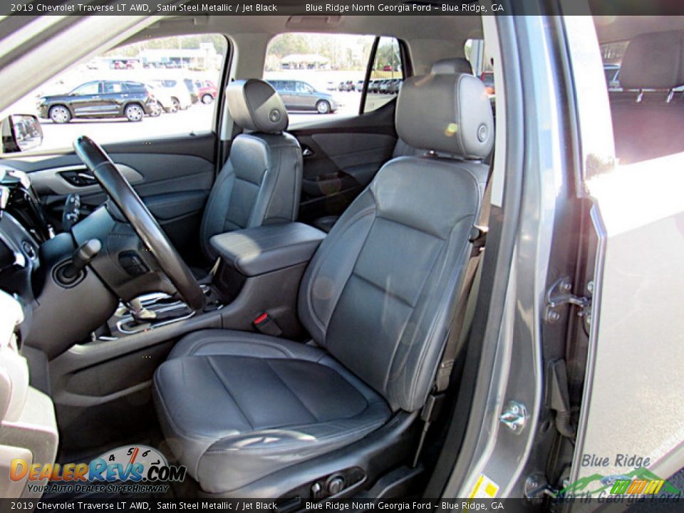 2019 Chevrolet Traverse LT AWD Satin Steel Metallic / Jet Black Photo #11