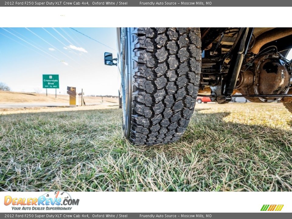 2012 Ford F250 Super Duty XLT Crew Cab 4x4 Oxford White / Steel Photo #14