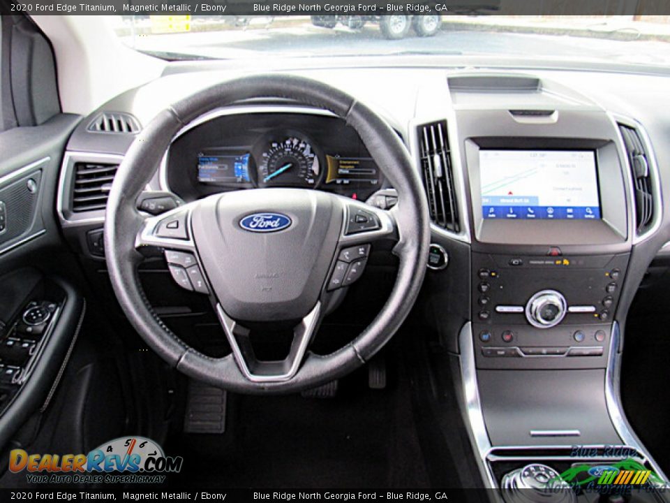 2020 Ford Edge Titanium Magnetic Metallic / Ebony Photo #15