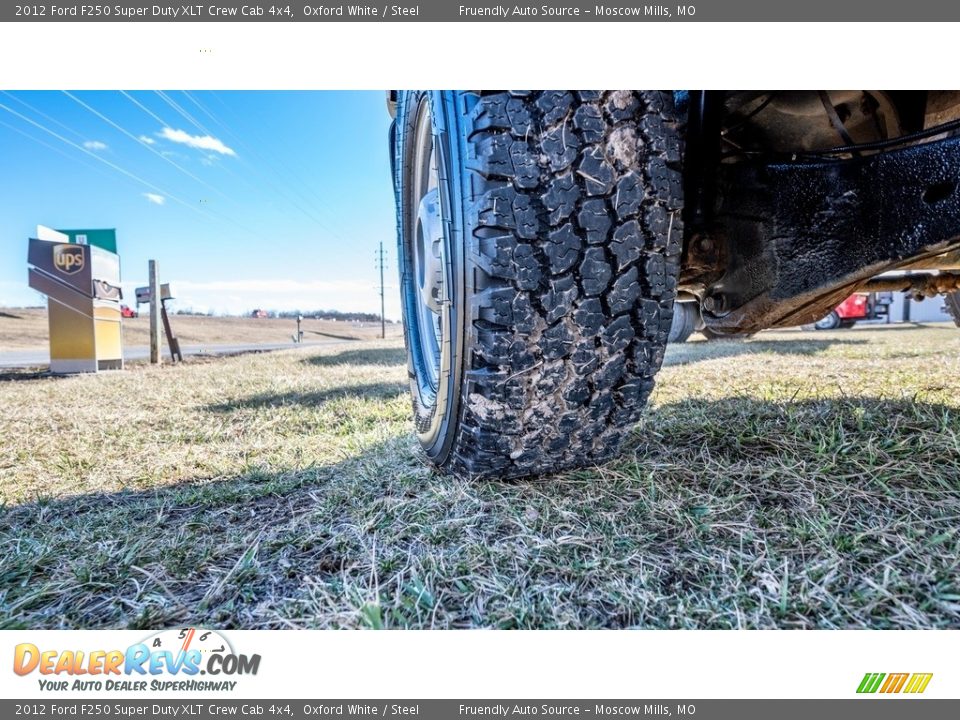 2012 Ford F250 Super Duty XLT Crew Cab 4x4 Oxford White / Steel Photo #15