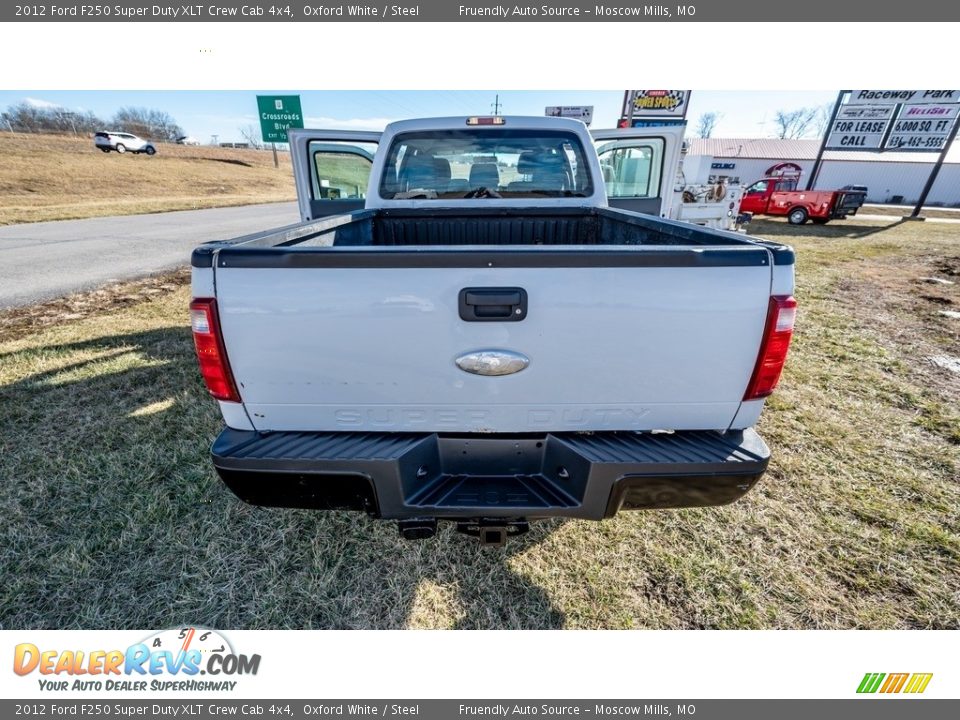 2012 Ford F250 Super Duty XLT Crew Cab 4x4 Oxford White / Steel Photo #21