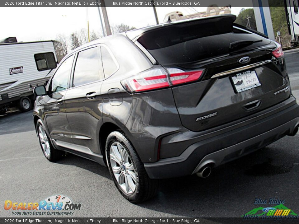 2020 Ford Edge Titanium Magnetic Metallic / Ebony Photo #30