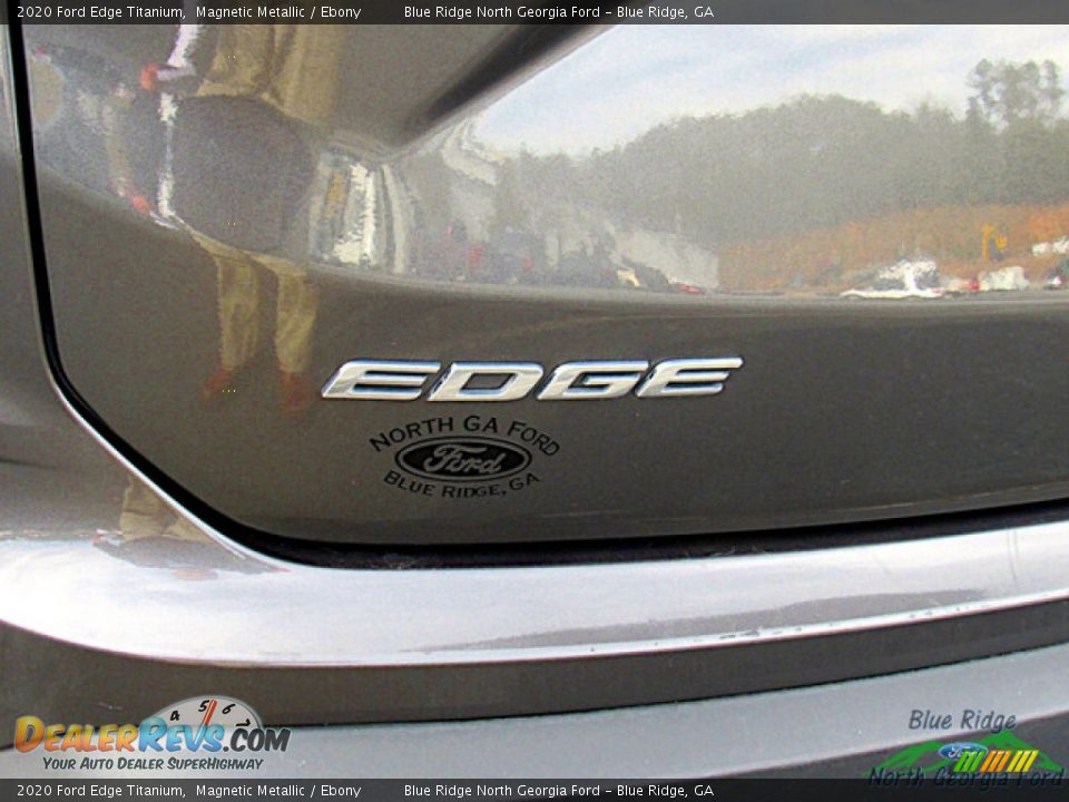 2020 Ford Edge Titanium Magnetic Metallic / Ebony Photo #31