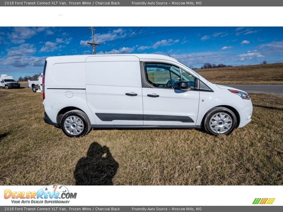 2018 Ford Transit Connect XLT Van Frozen White / Charcoal Black Photo #3