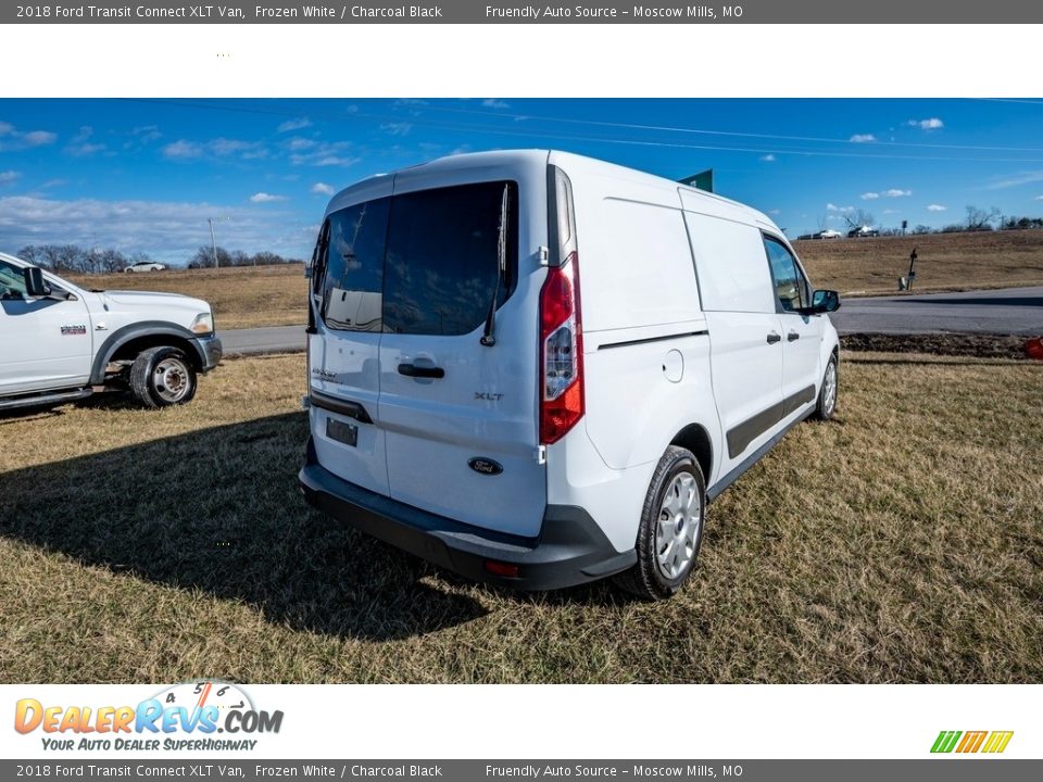 2018 Ford Transit Connect XLT Van Frozen White / Charcoal Black Photo #4