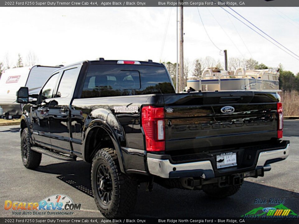 2022 Ford F250 Super Duty Tremor Crew Cab 4x4 Agate Black / Black Onyx Photo #3