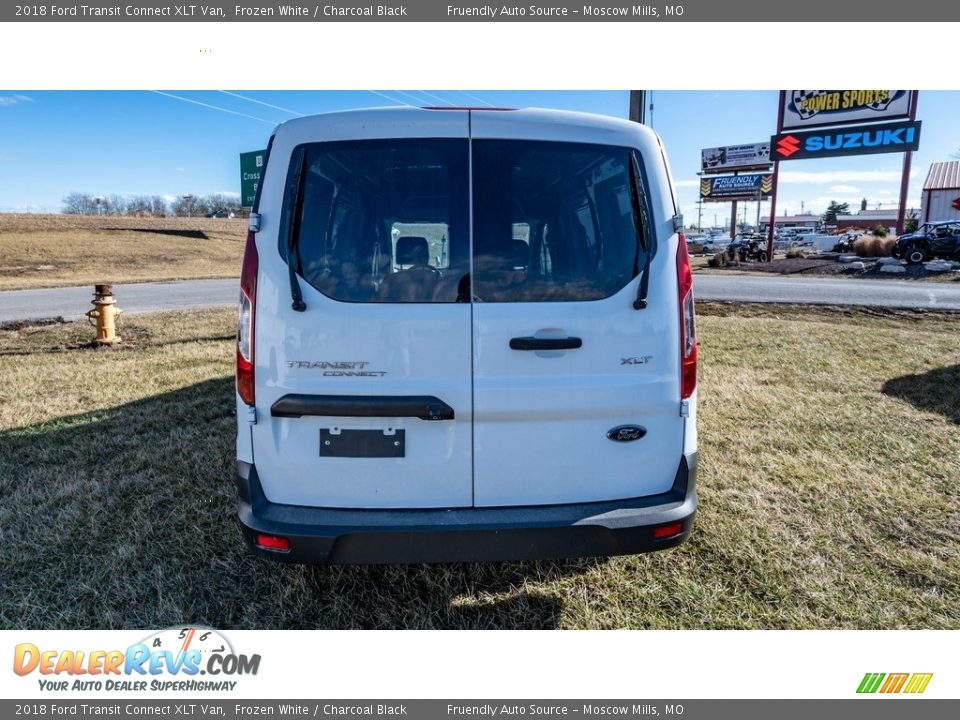 2018 Ford Transit Connect XLT Van Frozen White / Charcoal Black Photo #5