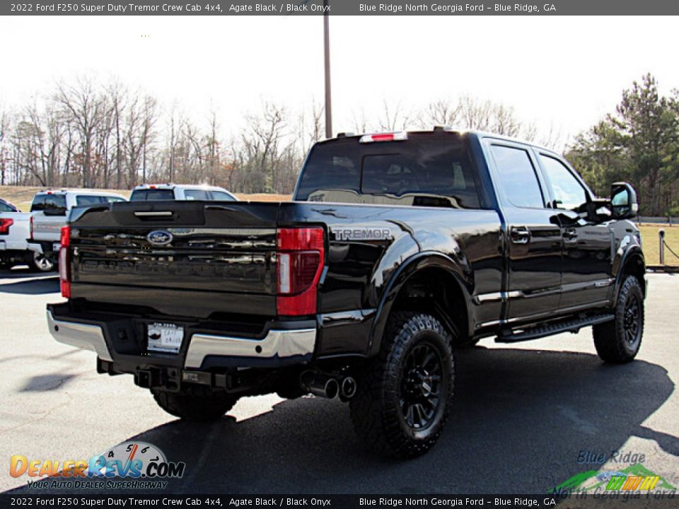 2022 Ford F250 Super Duty Tremor Crew Cab 4x4 Agate Black / Black Onyx Photo #5