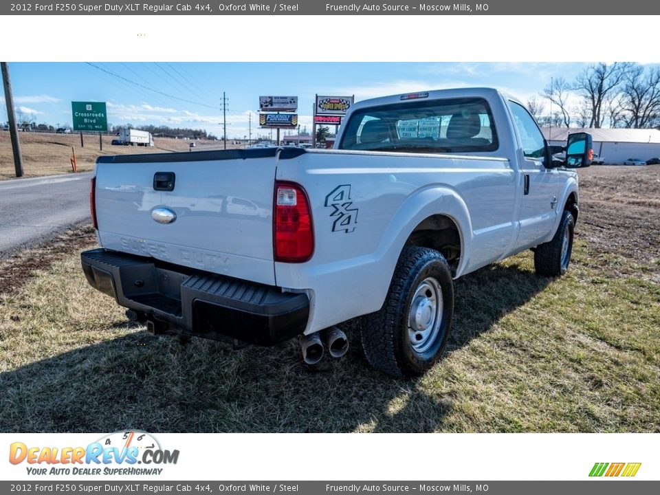 2012 Ford F250 Super Duty XLT Regular Cab 4x4 Oxford White / Steel Photo #4