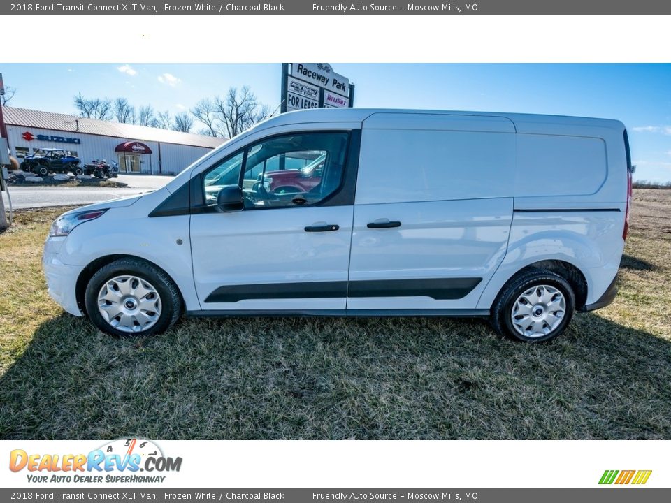 2018 Ford Transit Connect XLT Van Frozen White / Charcoal Black Photo #7