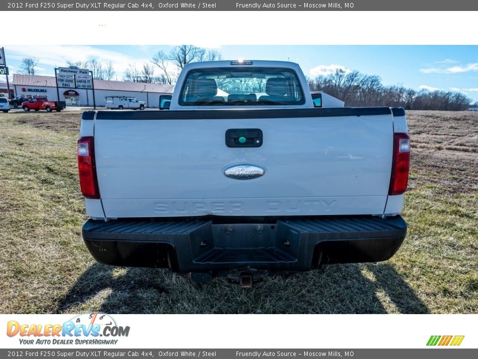 2012 Ford F250 Super Duty XLT Regular Cab 4x4 Oxford White / Steel Photo #5