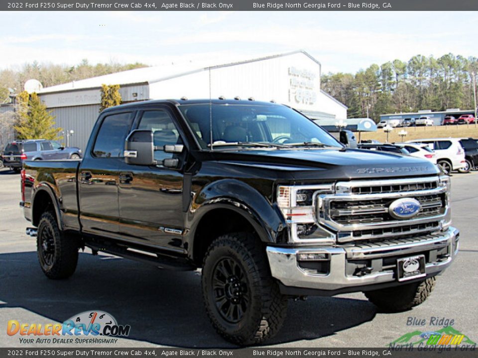 2022 Ford F250 Super Duty Tremor Crew Cab 4x4 Agate Black / Black Onyx Photo #7