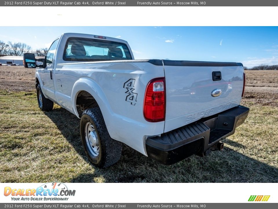 2012 Ford F250 Super Duty XLT Regular Cab 4x4 Oxford White / Steel Photo #6