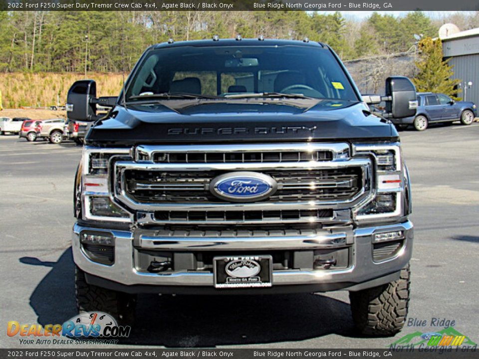 2022 Ford F250 Super Duty Tremor Crew Cab 4x4 Agate Black / Black Onyx Photo #8