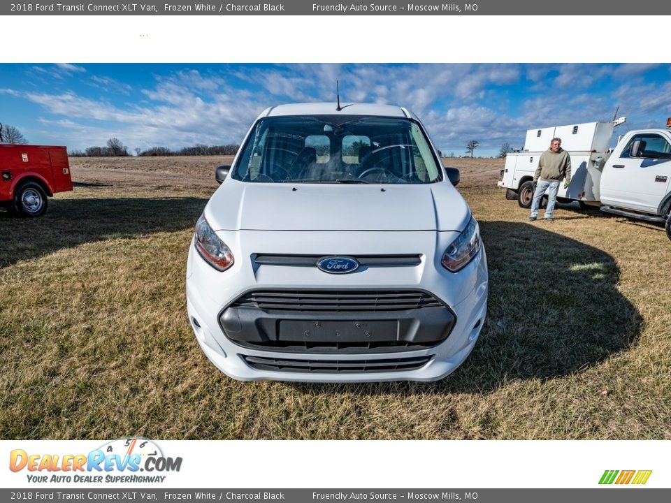 2018 Ford Transit Connect XLT Van Frozen White / Charcoal Black Photo #9