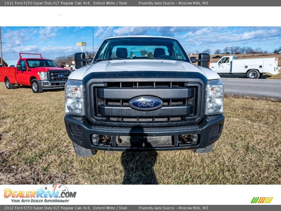 2012 Ford F250 Super Duty XLT Regular Cab 4x4 Oxford White / Steel Photo #9