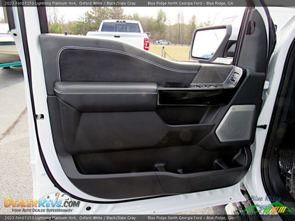 Door Panel of 2023 Ford F150 Lightning Platinum 4x4 Photo #10